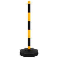 Set di Pali Stradali con Catena in Plastica di 10 m 150957