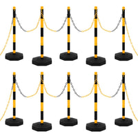 Set di Pali Stradali con Catena in Plastica di 10 m cod mxl 60446