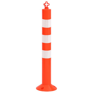 Dissuasori Traffico con Catena 10 pz 75 cm in PE