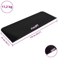 Rampa per Soglia 110x41x5 cm in Gomma 150974