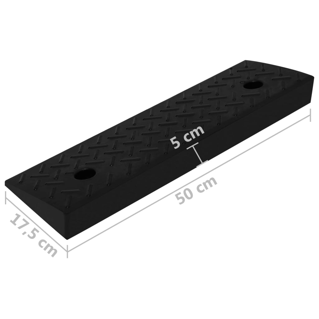 Rampe per Cordolo 2 pz 50x17,5x5 cm in Gomma 150980