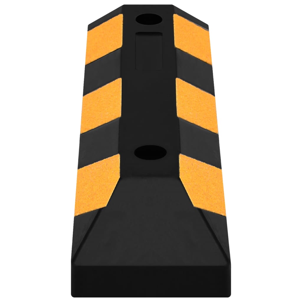 Delimitatori di Parcheggio Riflettenti 2 pz 56x15x10cm in Gomma cod mxl 58984