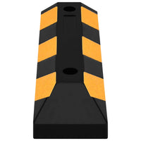 Delimitatori di Parcheggio Riflettenti 2 pz 56x15x10cm in Gomma cod mxl 58984