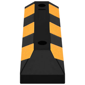 Delimitatori di Parcheggio Riflettenti 2 pz 56x15x10cm in Gomma cod mxl 58984