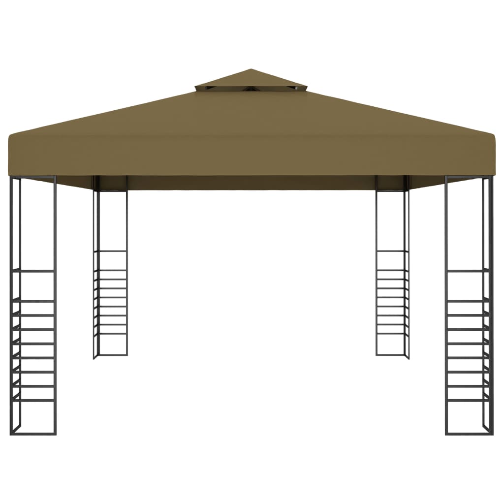 Gazebo con Luci LED a Stringa 3x4 m Grigio Talpa 3070310