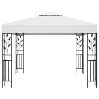 Gazebo con Luci LED a Stringa 3x3 m Bianco