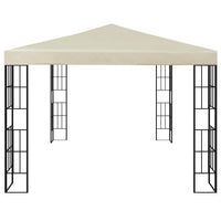Gazebo con Stringa di Luci LED 3x4 m Crema 3070321
