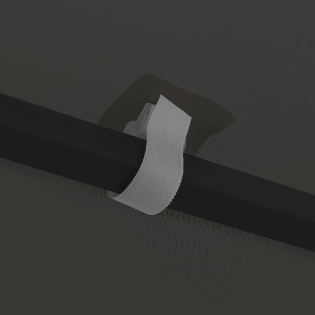 Gazebo con Stringa di Luci LED 3x3 m Antracite 3070322