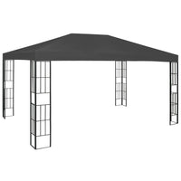 Gazebo con Stringa di Luci LED 3x4 m Antracite 3070323