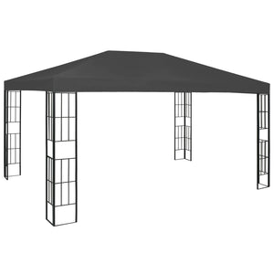 Gazebo con Stringa di Luci LED 3x4 m Antracite 3070323