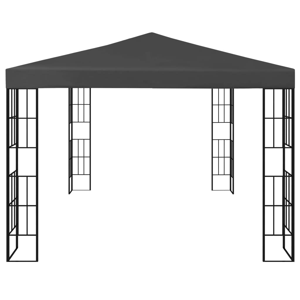Gazebo con Stringa di Luci LED 3x4 m Antracite 3070323