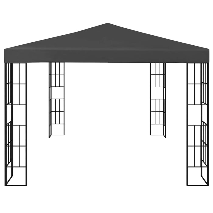 Gazebo con Stringa di Luci LED 3x4 m Antracite 3070323