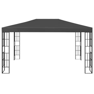 Gazebo con Stringa di Luci LED 3x4 m Antracite 3070323