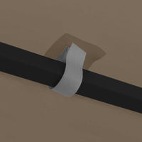 Gazebo con Luci a Stringa LED 3x3 m Grigio Talpa 3070324