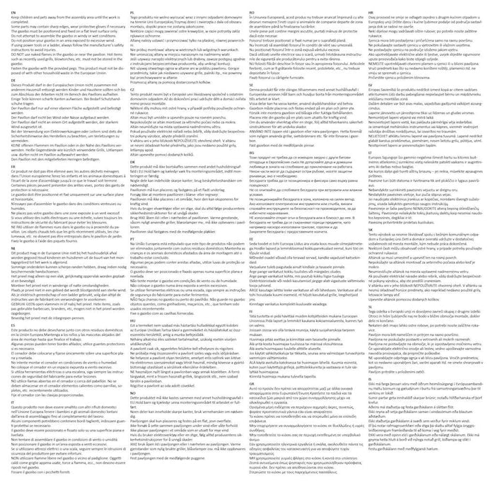 Gazebo con Luci a Stringa LED 4x3 m Grigio Talpa 3070325