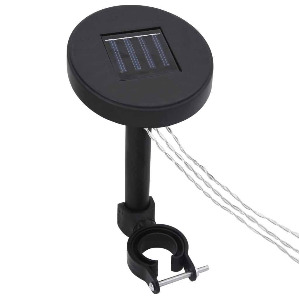 Gazebo con Tende e Stringa di Luci LED 4x3 m Antracite 3070355