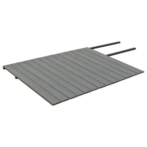 Listoni Decking WPC con Accessori Marroni e Grigi 26 m² 2,2 m 3070466