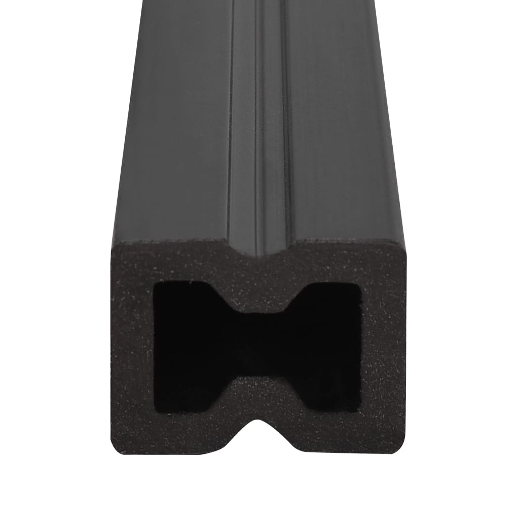 Listoni Decking WPC con Accessori Marroni e Grigi 26 m² 2,2 m 3070466