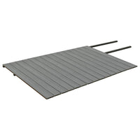 Listoni Decking WPC con Accessori Marroni e Grigi 30 mÂ² 2,2 m