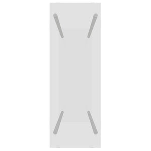 Porta Legna Trasparente 80x35x100 cm in Vetro Temperato cod mxl 69437