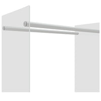 Porta Legna Trasparente 80x35x100 cm in Vetro Temperato cod mxl 69437