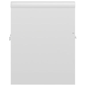 Mobile Bagno con Lavabo Integrato Bianco Lucido in Truciolato cod mxl 64880