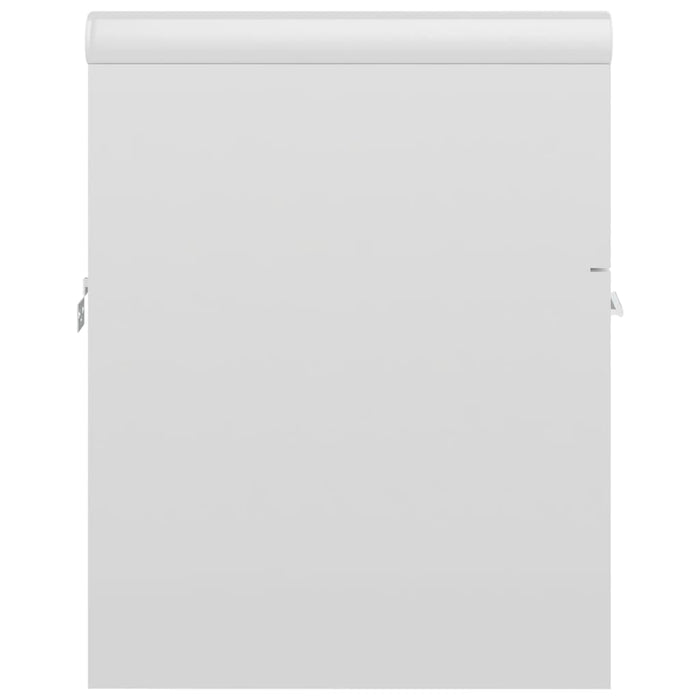 Mobile Bagno con Lavabo Integrato Bianco Lucido in Truciolato cod mxl 64880