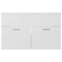 Mobile lavabo con lavabo integrato 80 x 38,5 x 46 cm in truciolare bianco 02_0006428
