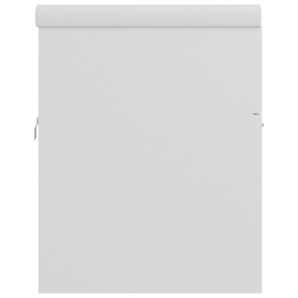 Mobile lavabo con lavabo integrato 80 x 38,5 x 46 cm in truciolare bianco 02_0006428