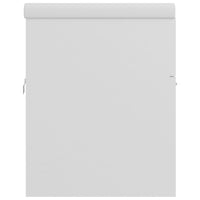 Mobile lavabo con lavabo integrato 80 x 38,5 x 46 cm in truciolare bianco 02_0006428