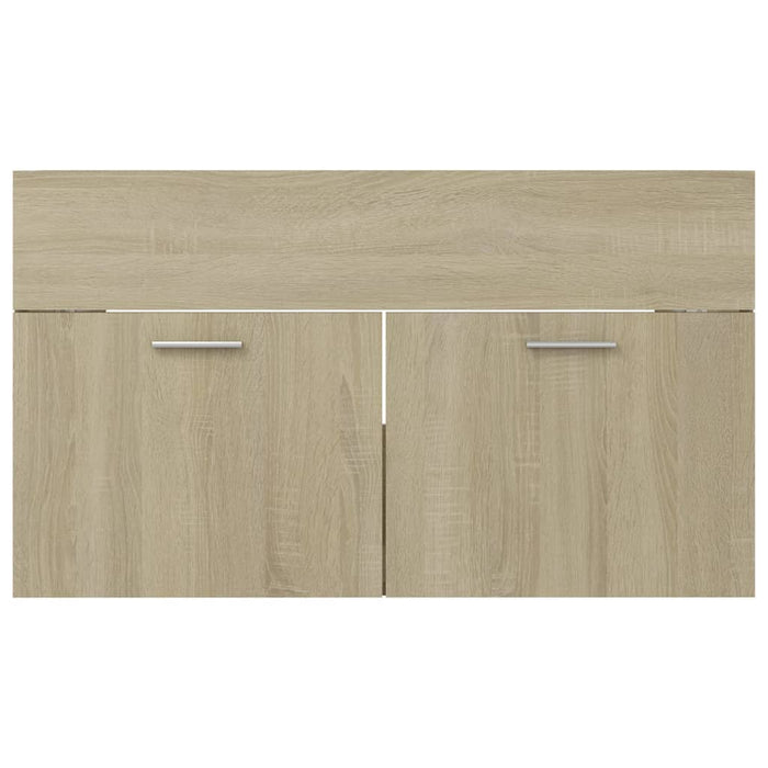 Mobile Bagno con Lavabo Integrato Rovere Sonoma in Truciolato 3070832