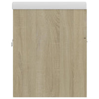 Mobile Bagno con Lavabo Integrato Rovere Sonoma in Truciolato 3070832