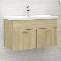 Mobile Bagno con Lavabo Integrato Rovere Sonoma in Truciolato 3070832