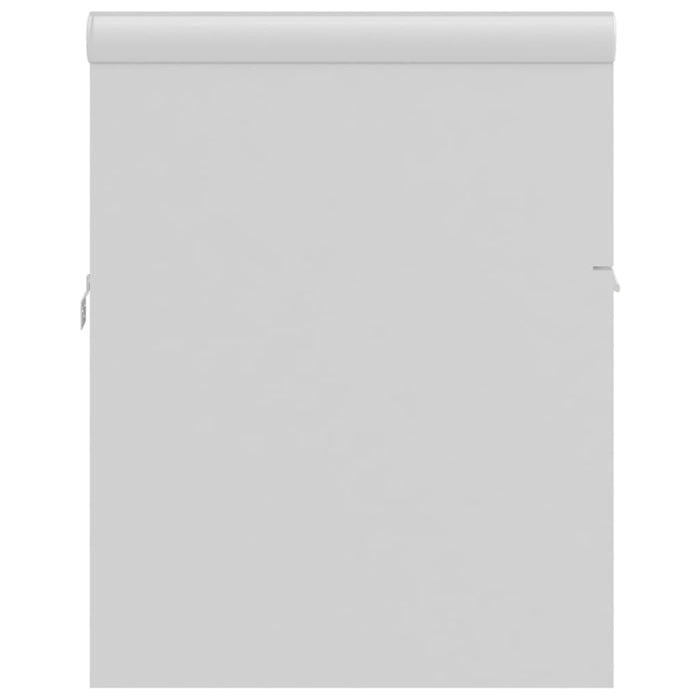 Mobile lavabo con lavabo integrato 90 x 38,5 x 46 cm in truciolare bianco 02_0006421