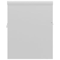 Mobile Bagno con Lavabo Integrato Bianco Lucido in Truciolato 3070844