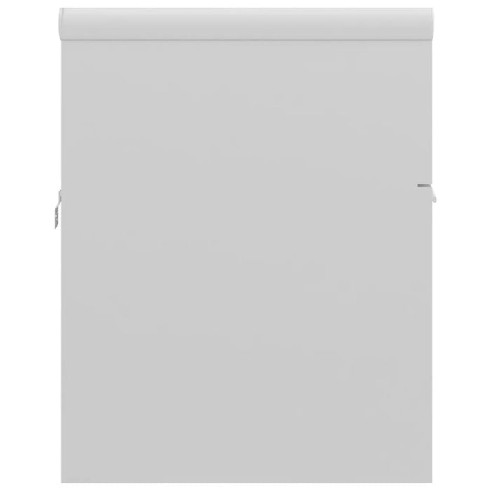 Mobile Bagno con Lavabo Integrato Bianco Lucido in Truciolato 3070844