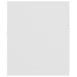 Mobile da Bagno con Lavabo Integrato Bianco in Truciolato 3070847