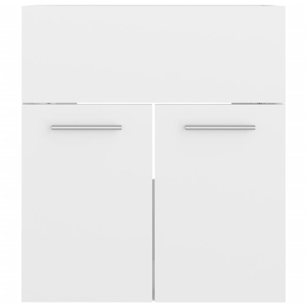 Set Mobili da Bagno Bianco Lucido in Truciolato cod mxl 60873