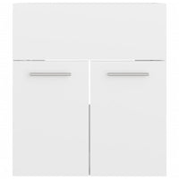 Set Mobili da Bagno Bianco Lucido in Truciolato cod mxl 60873