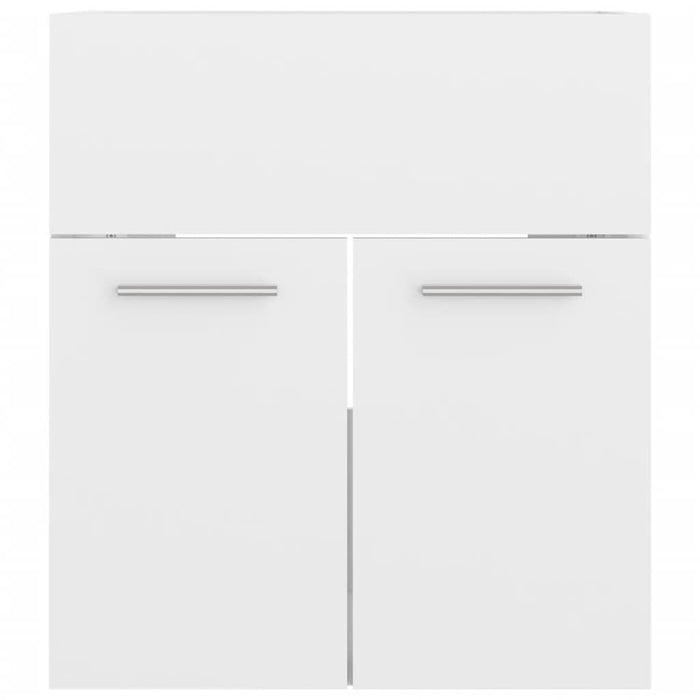 Set Mobili da Bagno Bianco Lucido in Truciolato cod mxl 60873