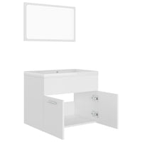 Set Mobili da Bagno Bianco in Truciolato cod mxl 71901