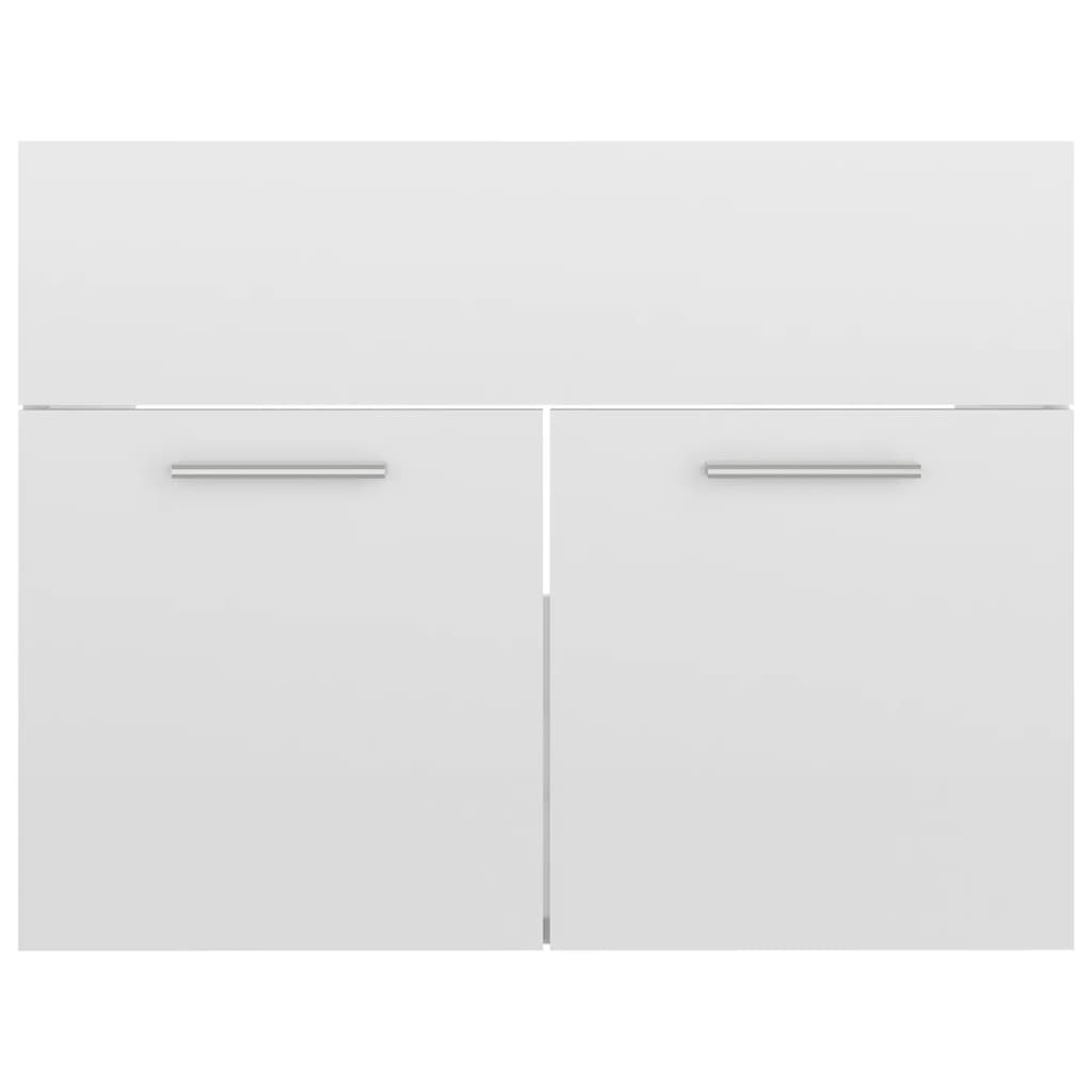 Set Mobili da Bagno Bianco Lucido in Truciolato cod mxl 71941