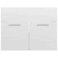 Set Mobili da Bagno Bianco Lucido in Truciolato cod mxl 71941