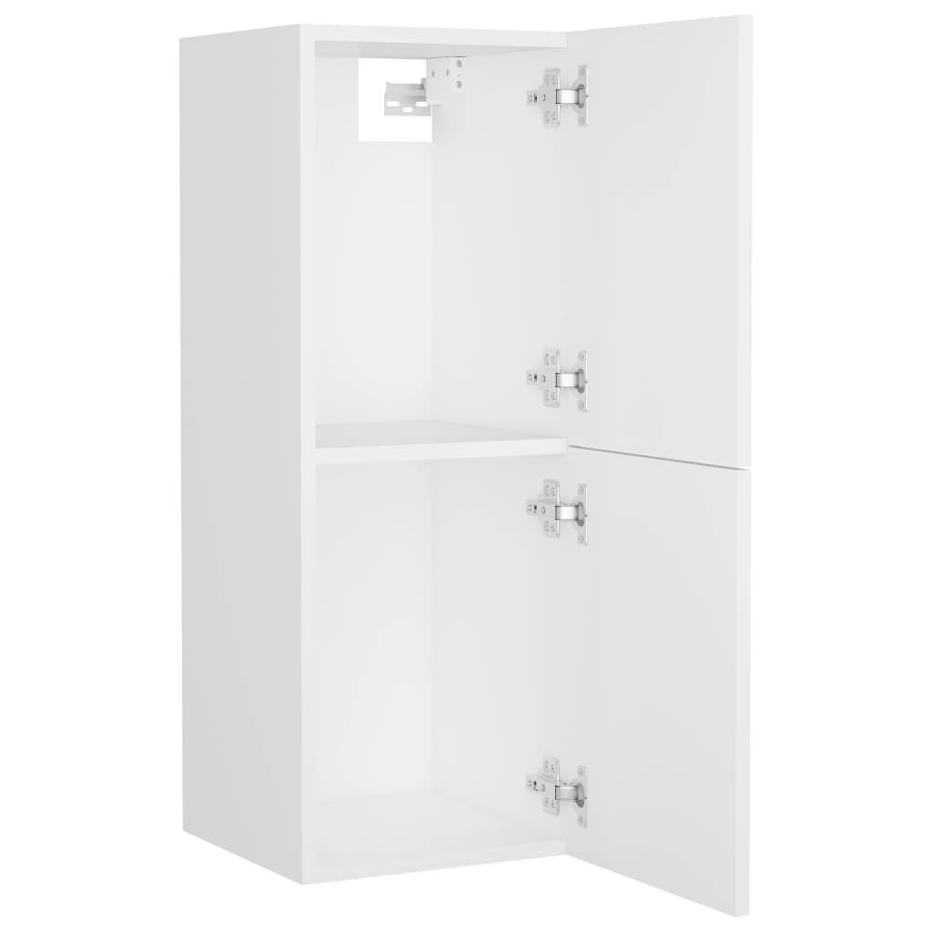 Set Mobili da Bagno Bianco in Truciolato 3070910
