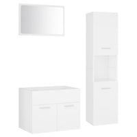 Set Mobili da Bagno Bianco in Truciolato cod mxl 31382