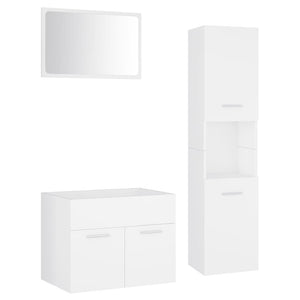 Set Mobili da Bagno Bianco in Truciolato cod mxl 31382