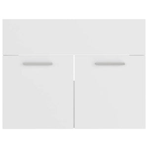 Set Mobili da Bagno Bianco in Truciolato 3071045