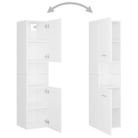Set Mobili da Bagno Bianco in Legno Multistrato 3071090