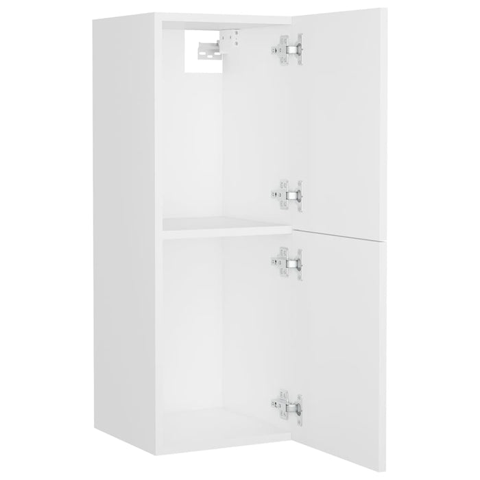 Set Mobili da Bagno Bianco in Legno Multistrato