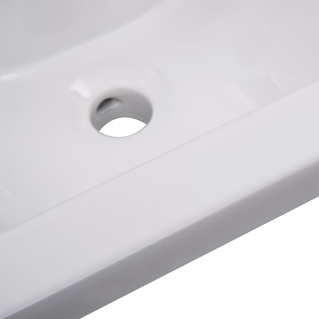 Set Mobili da Bagno Bianco in Legno Multistrato